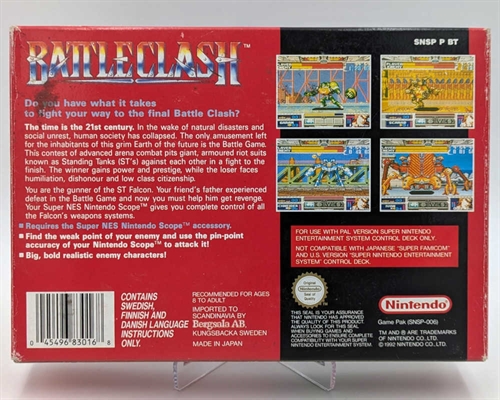 Battle Clash - Complete In Box (CIB) - SNES - (SCN) (C Grade) (Used)